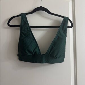 Xhilaration Green Plunge V-Neck Bra
